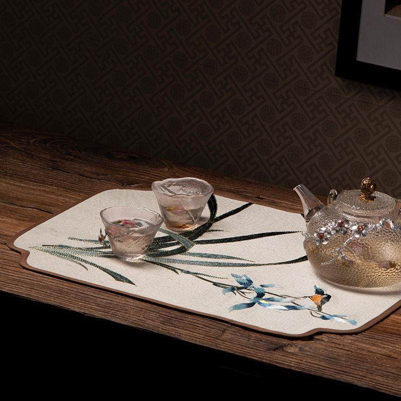 新中式餐垫餐桌盘垫布艺YG72花瓶垫烟灰缸垫茶具垫台灯杯垫子定制,居家布艺,餐垫,淘宝优惠券,粉丝福利购,淘宝优惠卷