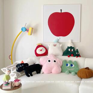 多巴胺少女心装饰沙发抱枕玩偶娃娃枕头宿舍可爱女生睡觉车内靠枕