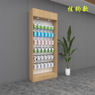 手机店展示柜手机壳配件柜木质展示架手机柜台饰品挂钩柜置物架