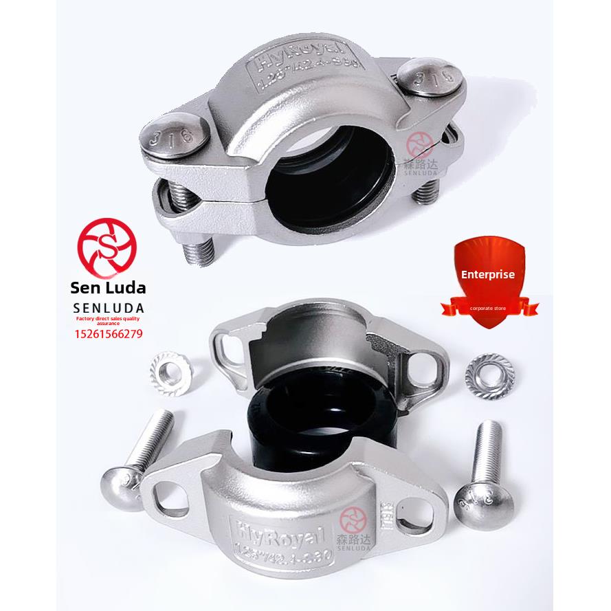 30EDL覆制钟夹30kg不钢膜壳覆制试钟槽管夹Dn24锈0-2测50接头