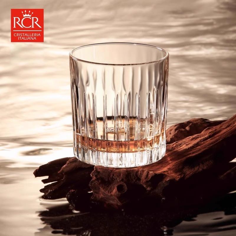 RCR大利原装进口杯威士忌酒杯晶水aobai玻璃杯洋酒套装家用送礼轻