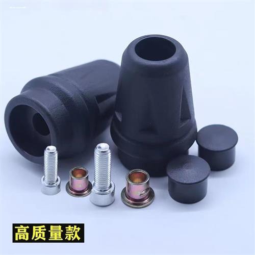 春风nk250sr保险杠球堵头摩托车gsx250防摔杠撞无极300ac护杠胶头