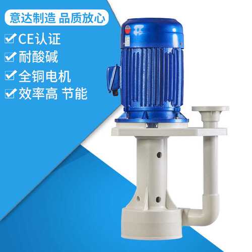 YIDA  YDS-65SK-205槽内可空转直立式耐酸碱泵立式泵 意达泵业
