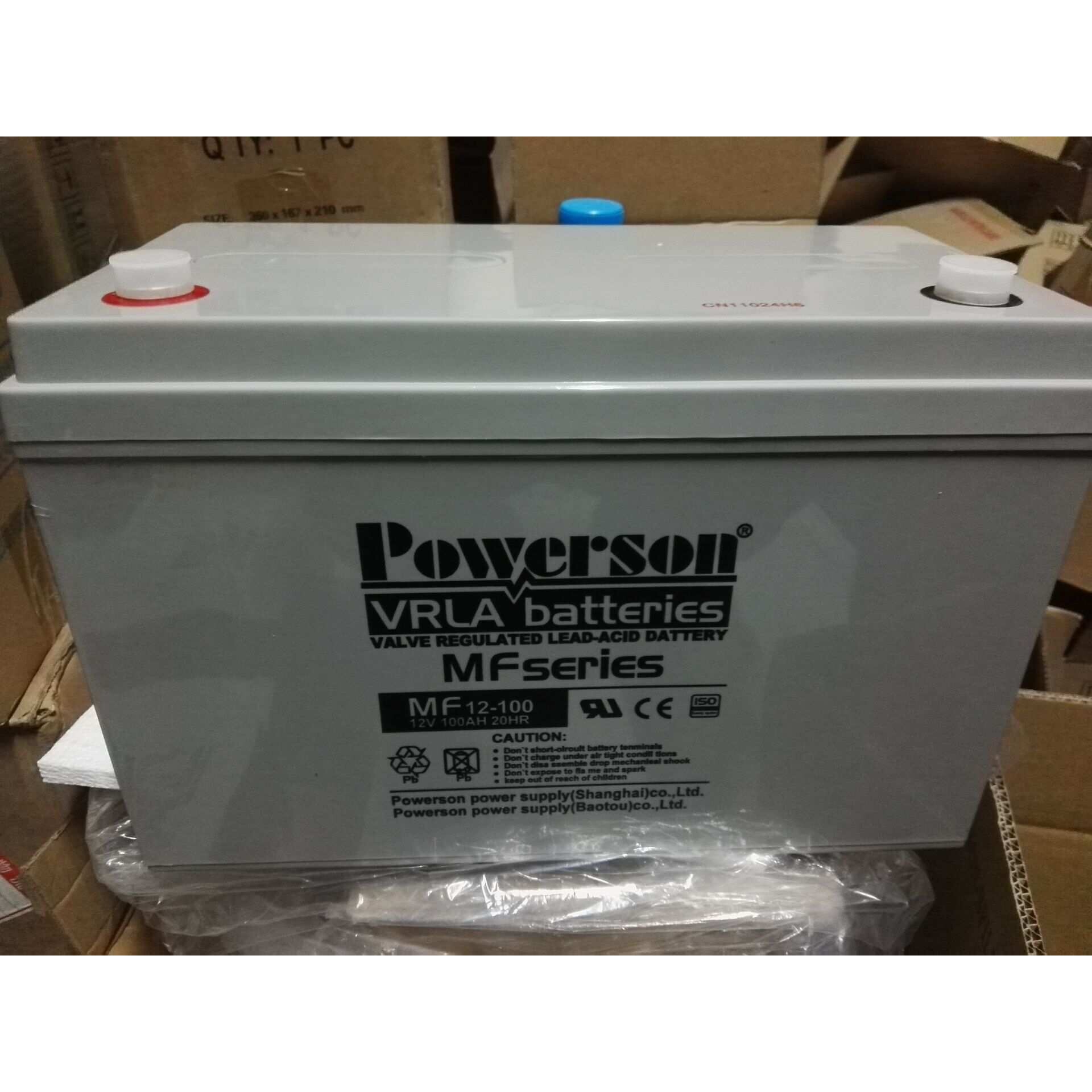 POWERSON12V100AH6-GFM-100通信蓄电池复华计算机系统UPS后备电源