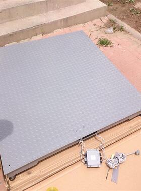 1吨2吨3吨电子地磅地泵平台秤可称动物秤地磅电子称