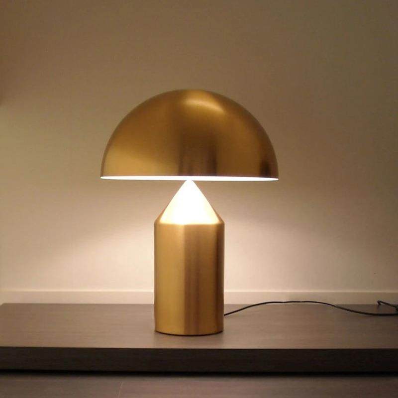 现代简约金属蘑菇台灯北欧轻奢设计师创意个性客厅卧室书房床头灯,金属材料及制品,金属加工件/五金加工件,淘宝优惠券,粉丝福利购,淘宝优惠卷