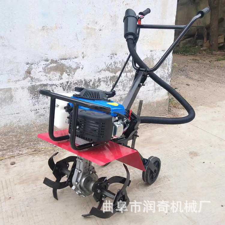 小型多功能新式开荒山地微耕机农用犁地翻地耕田开沟旋耕机