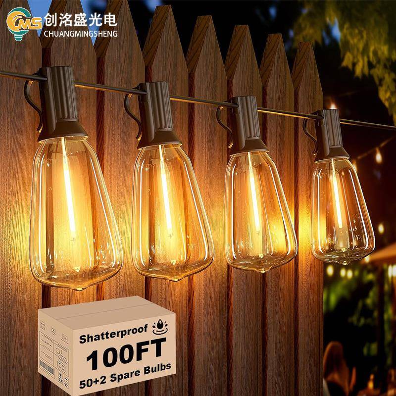 ST38灯串230V高压室外防水LED灯泡庭院婚礼节日装饰灯串