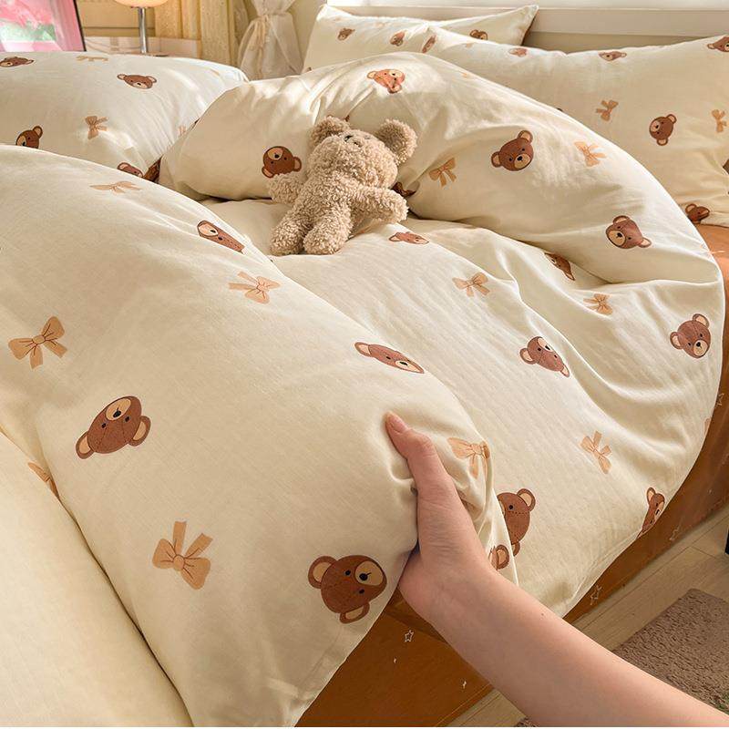 儿童纯棉床上四件套床笠2024新款100全棉被套宿舍床单三件套床品4,金属材料及制品,金属加工件/五金加工件,淘宝优惠券,粉丝福利购,淘宝优惠卷