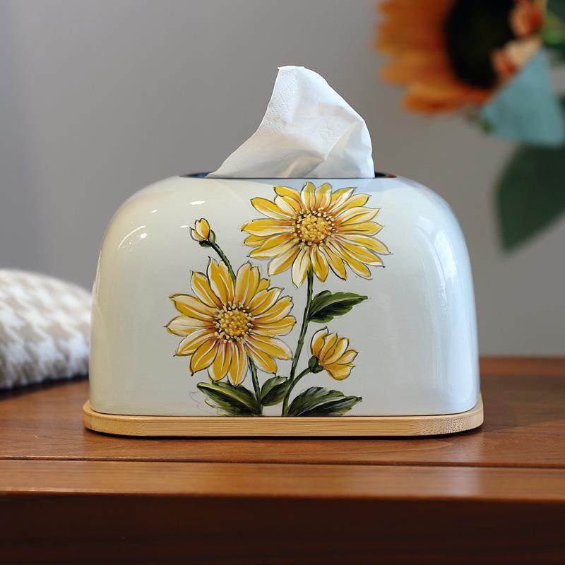 新中式陶瓷纸巾盒客厅桌面装饰抽纸盒茶几收纳盒摆件高级感,鲜花速递/花卉仿真/绿植园艺,割草机/草坪机,淘宝优惠券,粉丝福利购,淘宝优惠卷