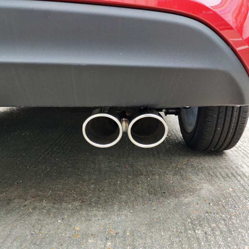 17 18 19款长安逸动DT专用不锈钢改装尾喉双管排气管汽车用
