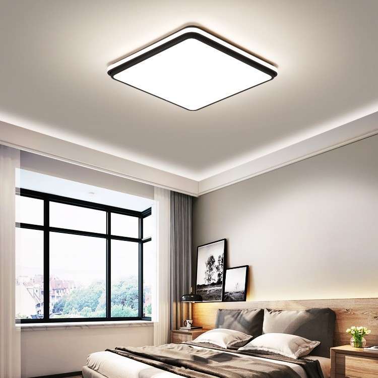 卧室灯吸顶灯简约现代正方形主房间led灯2025年新款轻奢护眼灯具