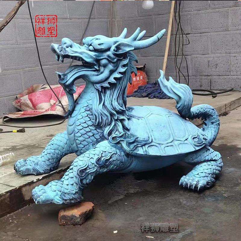 全铜四大神兽玄武龙头龟摆件装饰工艺品摆件厂家直销祥狮雕塑
