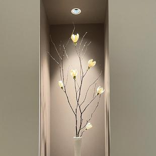 #北欧玉兰花长枝干花大号花束落地天然干树枝手工干花开放格玄关