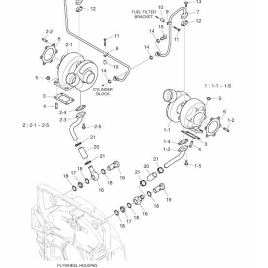 65.09901-0018A涡轮减速器垫圈PU158斗山