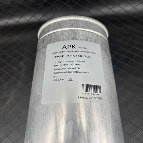 德国原装 APK440-3-25 3*137UF 440V 25Kvar APK 薄膜电容器