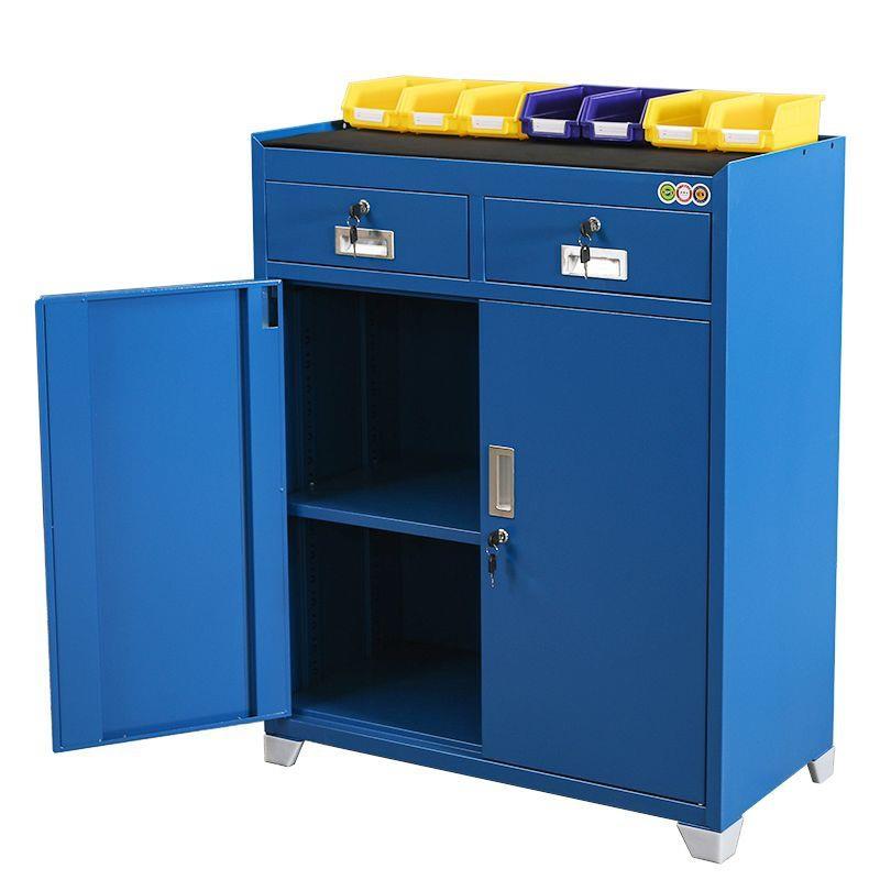 洛语嘉诚加厚工具柜五金工具柜汽修抽屉式对开门车间储物柜工具箱