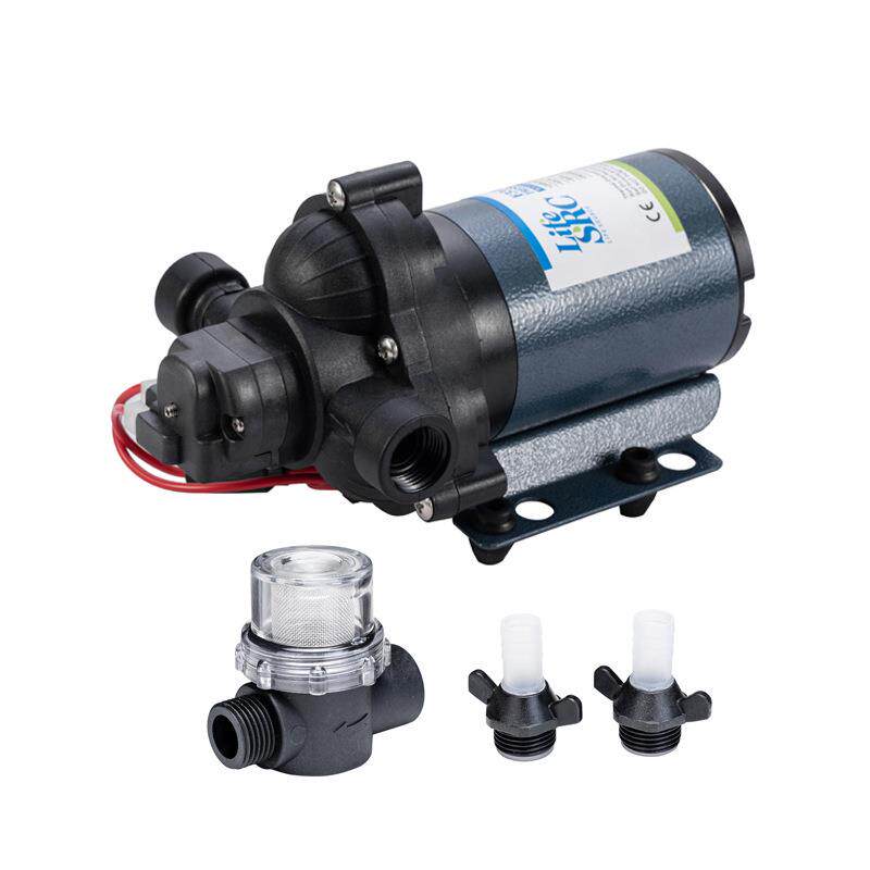 英文中性外贸太阳能隔膜水泵房车游艇用自吸泵饮料灌装清洗高压泵