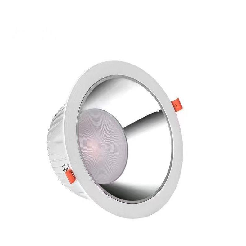 UGR19防眩光圆形LED筒灯 深防眩无影LED灯 高显指嵌入式天花灯 A