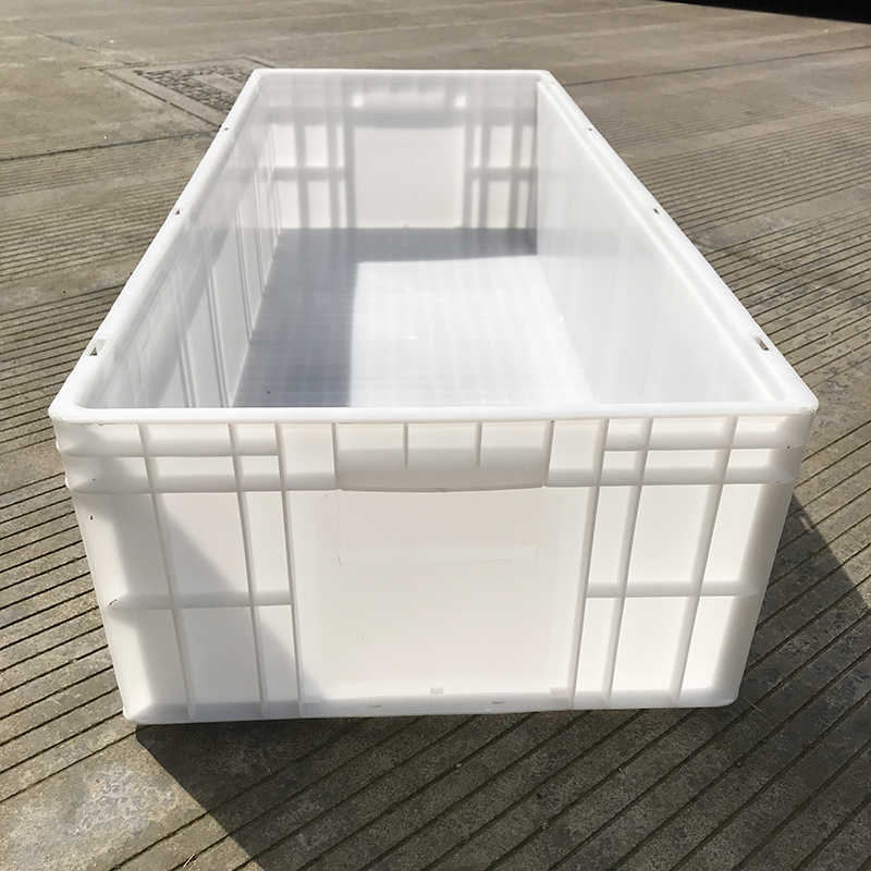 大号白色塑料周转箱收纳箱长方形养鱼养龟过滤水箱EU物流箱整理箱-封面
