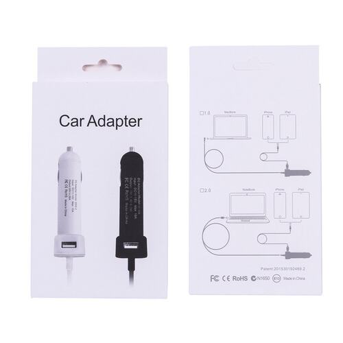 圆型pd车充Type-C车载充电器usb-c快充36W 45W 60W 85W汽车充电器