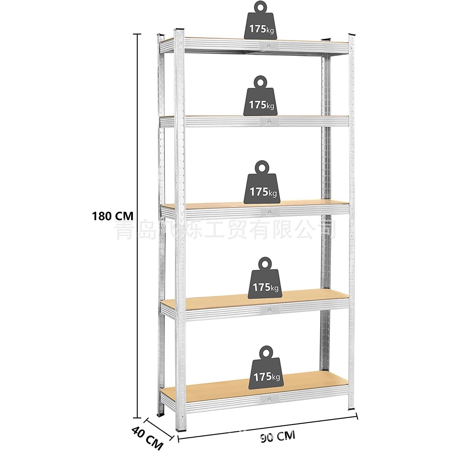 欧式角钢镀锌银货架仓储家用置物架落地展示架收纳多层储物架,住宅家具,家用陈列柜,淘宝优惠券,粉丝福利购,淘宝优惠卷