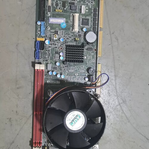议价出研华PCA-6028 REV.A1工控主板，带风扇，拆机件