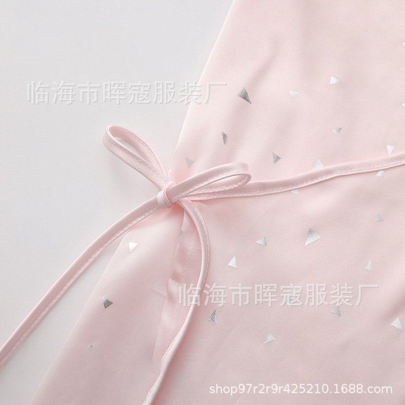 粉色女士吊带睡裙夏季冰丝性感纯欲家居服薄款丝绸V领宽松睡衣女,女士内衣/男士内衣/家居服,睡袍/浴袍,淘宝优惠券,粉丝福利购,淘宝优惠卷