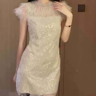 别致惊艳绝美连衣裙2025气质名媛夏天新款公主短裙子小众高端套装