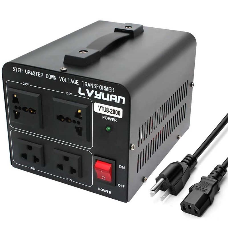 220v转110v升降变压器110v转220v电压转换器N 1000W绿源电源变压