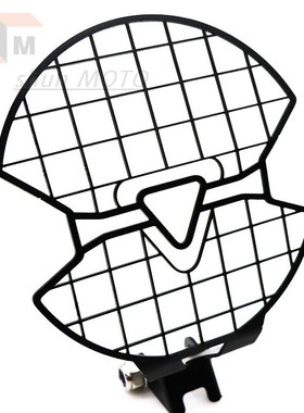 适用凯旋bTrident660改装大灯罩 三叉戟660前大灯保护网车头灯盖