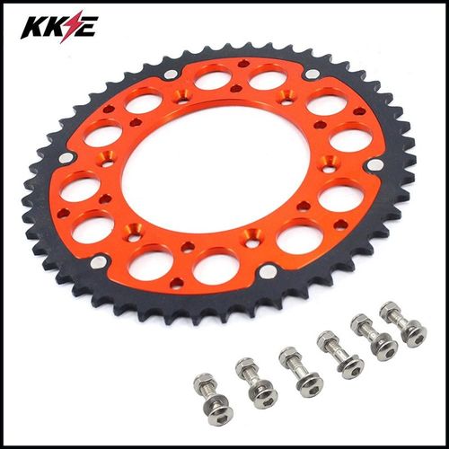 44 Tooth Back Orange Aluminum Chain Sprocket For KTMX ALL MO