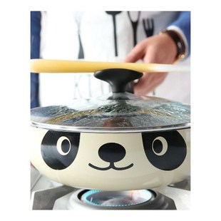 极速26CM Panda Pot Jpapanese Style Induction Cooker Universa