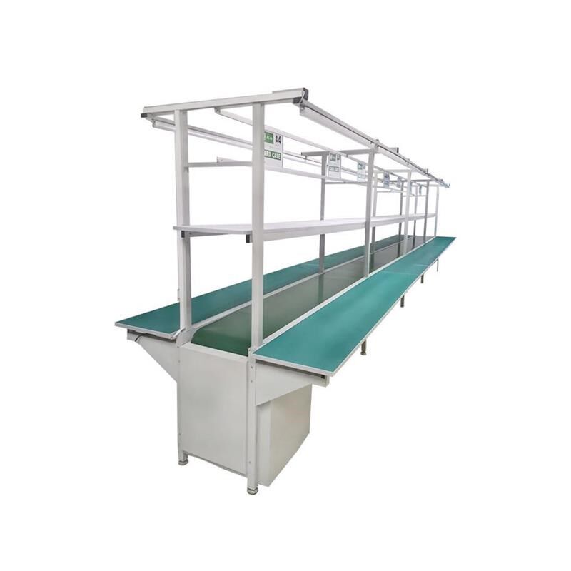 流水线输送带工i作台车间自动化生产线铝型材皮带输送机拉线传动