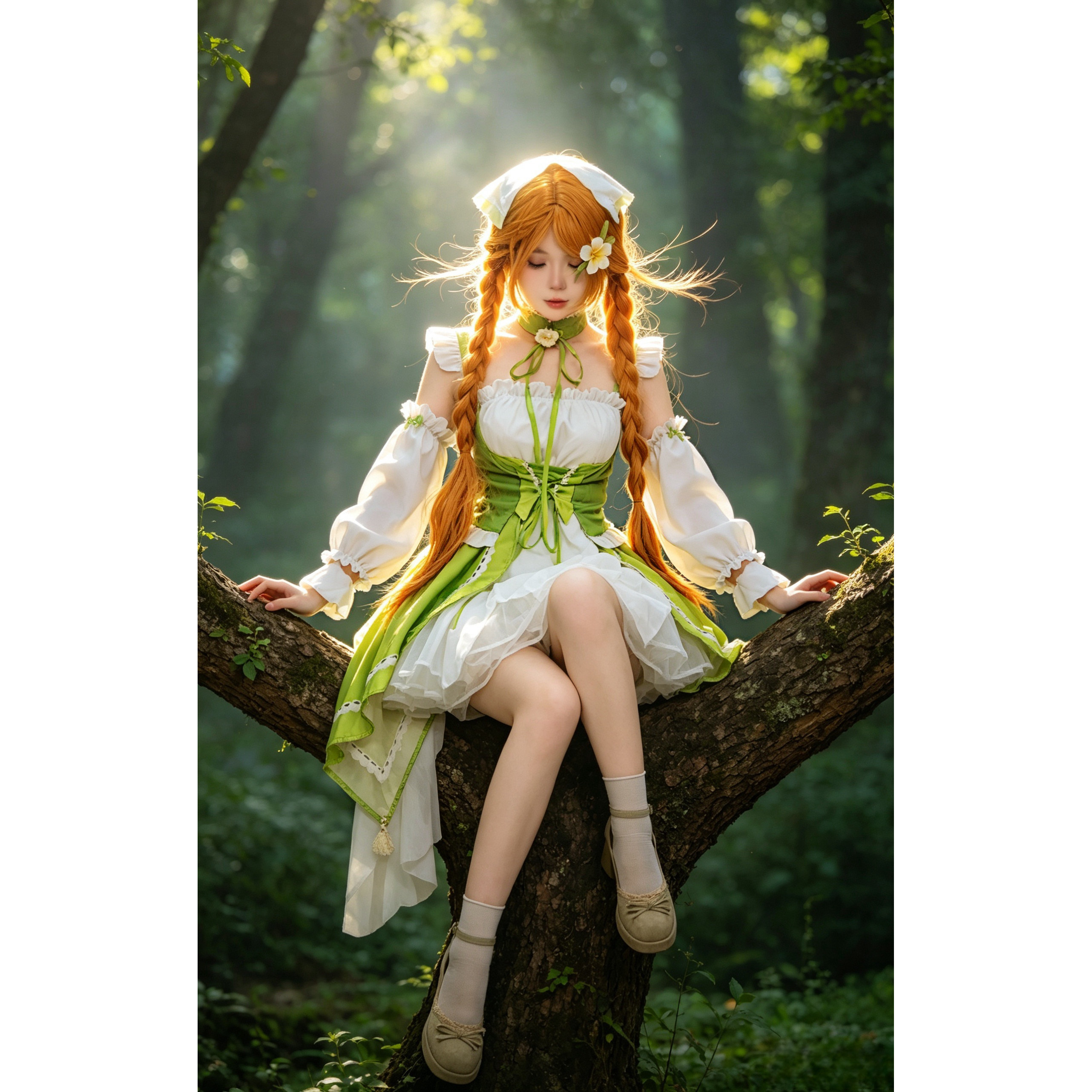 海瑟春日物语cos服儿童丧心护士蛋仔逃出惊魂夜cosplay游戏假发