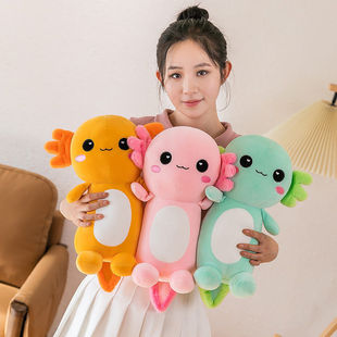 新品蝾螈公仔跨境六角恐龙可爱玩具情侣柔软新品Axolotl