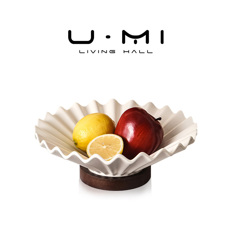 U Mi LIVING · 格悦|果盘现代简约北欧风客厅桌面零食盘创意装饰,餐饮具,果盆/果盘/果篮,淘宝优惠券,粉丝福利购,淘宝优惠卷