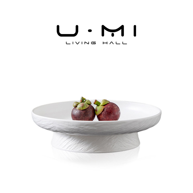 U Mi LIVING · 博纳|果盘陶瓷日式点心盘现代简约烤盘甜品寿司盘,餐饮具,果盆/果盘/果篮,淘宝优惠券,粉丝福利购,淘宝优惠卷