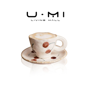U Mi LIVING · 樱桃 | 咖啡杯碟樱桃套装喝咖啡泡下午茶高档精致