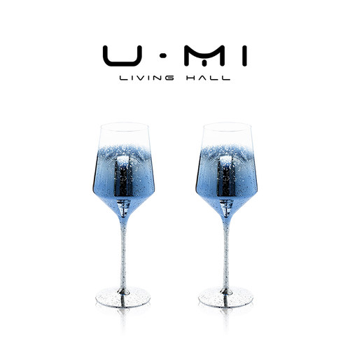 U Mi LIVING · 浮生 | 酒具北欧创意水晶玻璃波尔多杯星空高脚杯