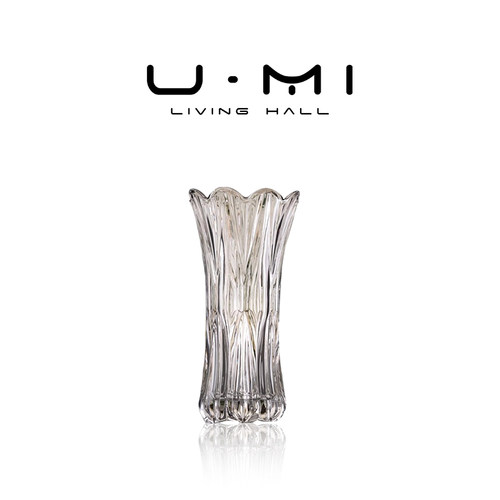 U Mi LIVING·八瓣 | 花瓶欧式水晶玻璃家居摆件插花瓶器客厅装饰
