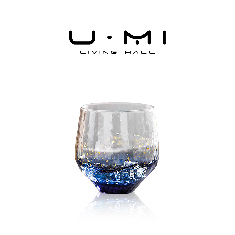 U Mi LIVING · 金星 | 威士忌杯日式锤纹水晶玻璃杯高颜值星空杯