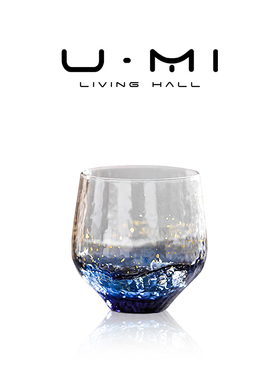 U Mi LIVING · 金星 | 威士忌杯日式锤纹水晶玻璃杯高颜值星空杯