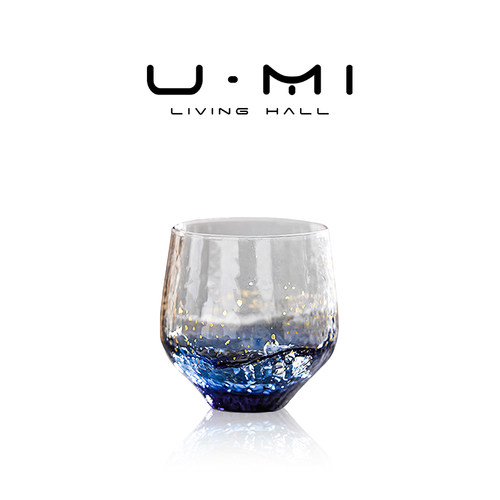 U Mi LIVING · 金星 | 威士忌杯日式锤纹水晶玻璃杯高颜值星空杯