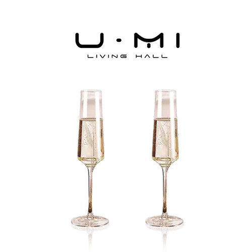 U Mi LIVING·水晶 | 酒具欧洲酒具高脚杯套装轻奢高档笛形香槟杯