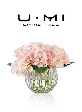 U Mi LIVING·冥想 |花瓶水晶玻璃透明插花瓶客厅北欧居家ins摆件