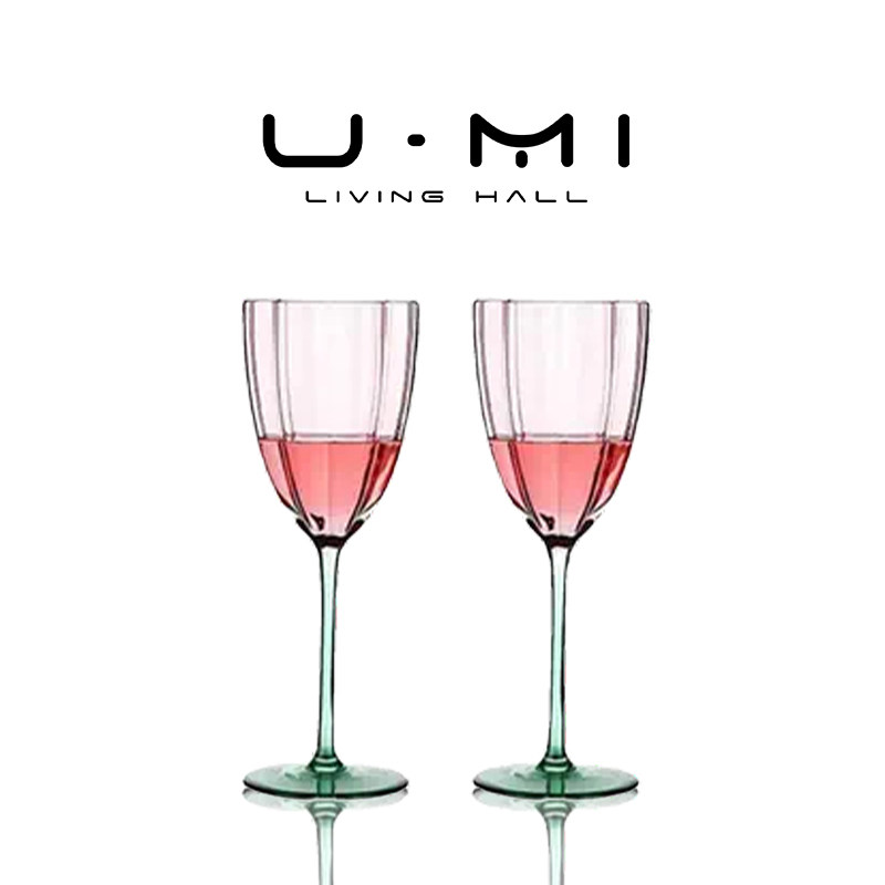 U Mi LIVING&middot;初绽 | 酒具红酒杯套装家用高脚杯高颜值花瓣香槟杯