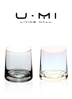 U Mi LIVING·溢彩 | 杯具玻璃杯高颜值杯子高级感威士忌酒杯水杯