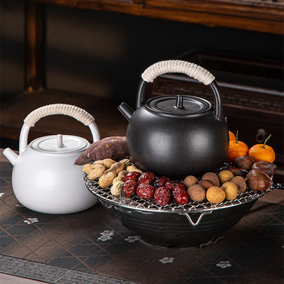 围炉煮茶家用室内烤茶电陶炉一套罐罐茶煮茶器煮茶炉玻璃茶壶套装