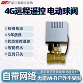 4G远程遥控电动球阀开关户外智能电动管道水阀自动手机定时灌溉阀